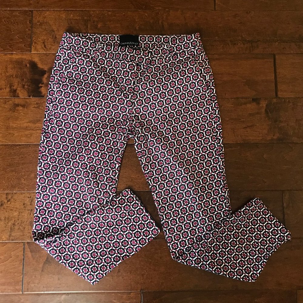 Cynthia Rowley printed ankle pants • 6